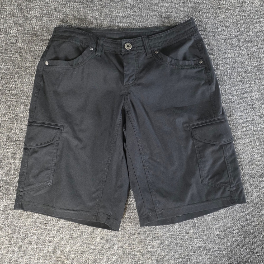 KÜHL Splash 11 Shorts Women's 2 Black Cargo Hiking Outdoor Stretch
